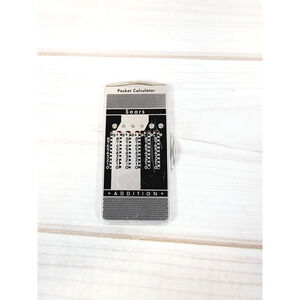 Vintage Sears 6 Addition Subtraction Pocket Calculator Only